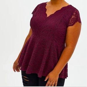 Cute lace shirt, fun for any occasion. Adult M/L